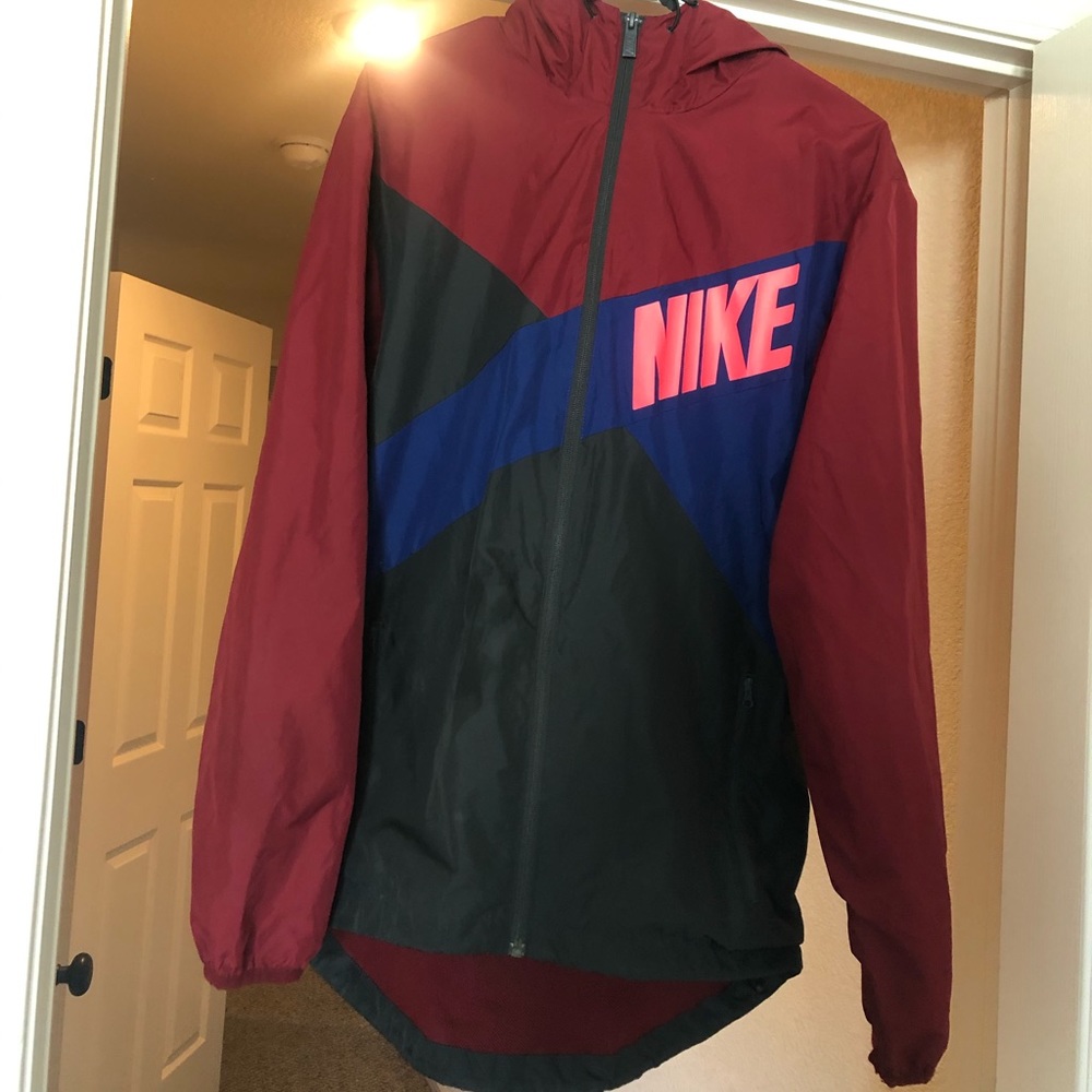 Vintage Color Block Nike L Wind Breaker